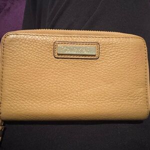 Calvin Klein Tan Leather Wallet